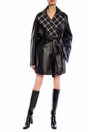 Raw-trimmed leather jacket, zdjęcie 2 Raw-trimmed leather jacket od Balenciaga